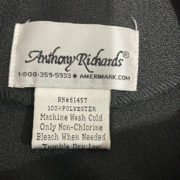 Anthony Richards Short Sleeve Black Dress 18S - Picture 13 of 14